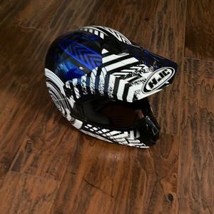HJC atv/dirt bike helmet.